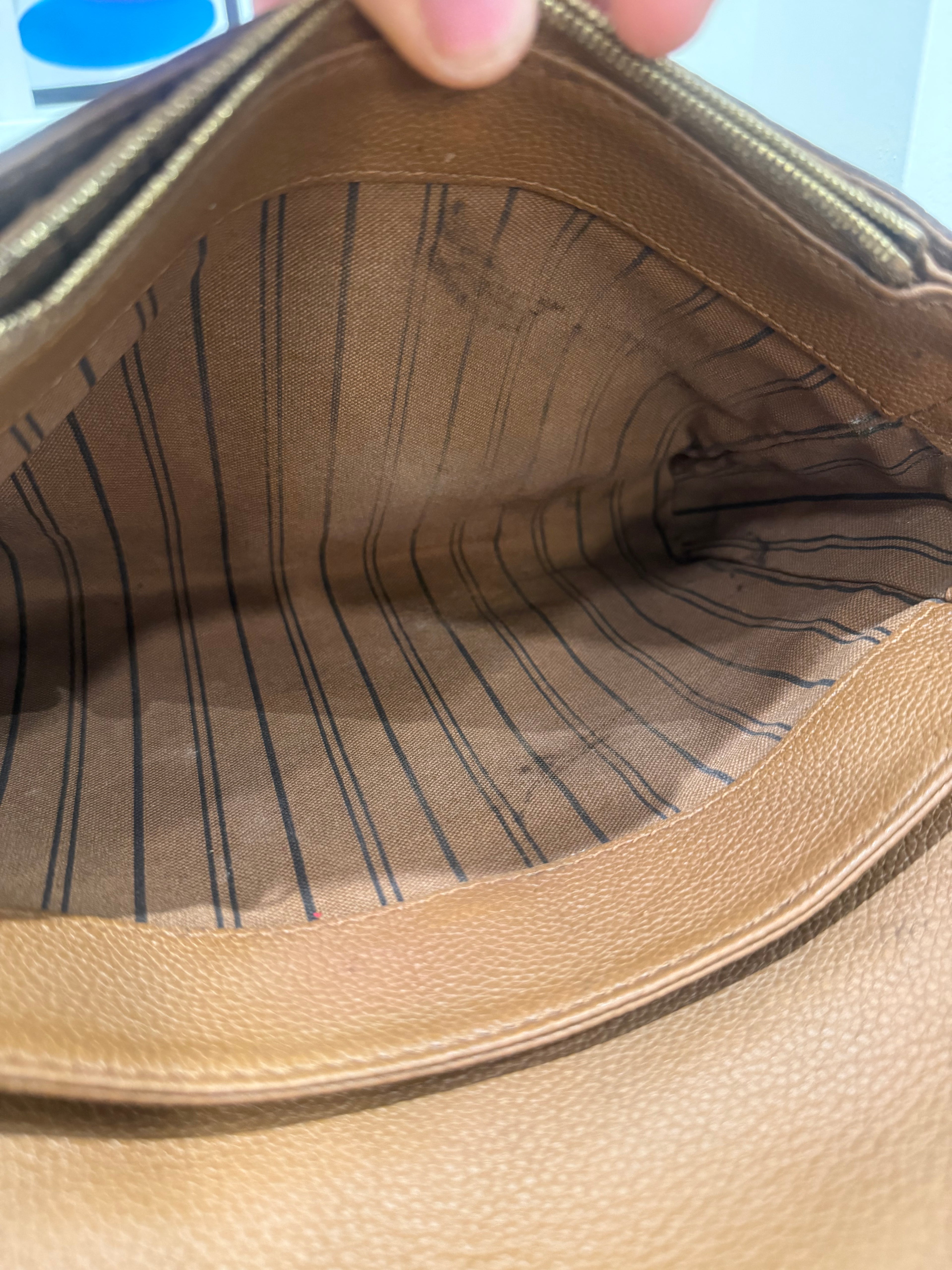 Louis Vuitton Fascinante Handbag Monogram Empreinte Leather
