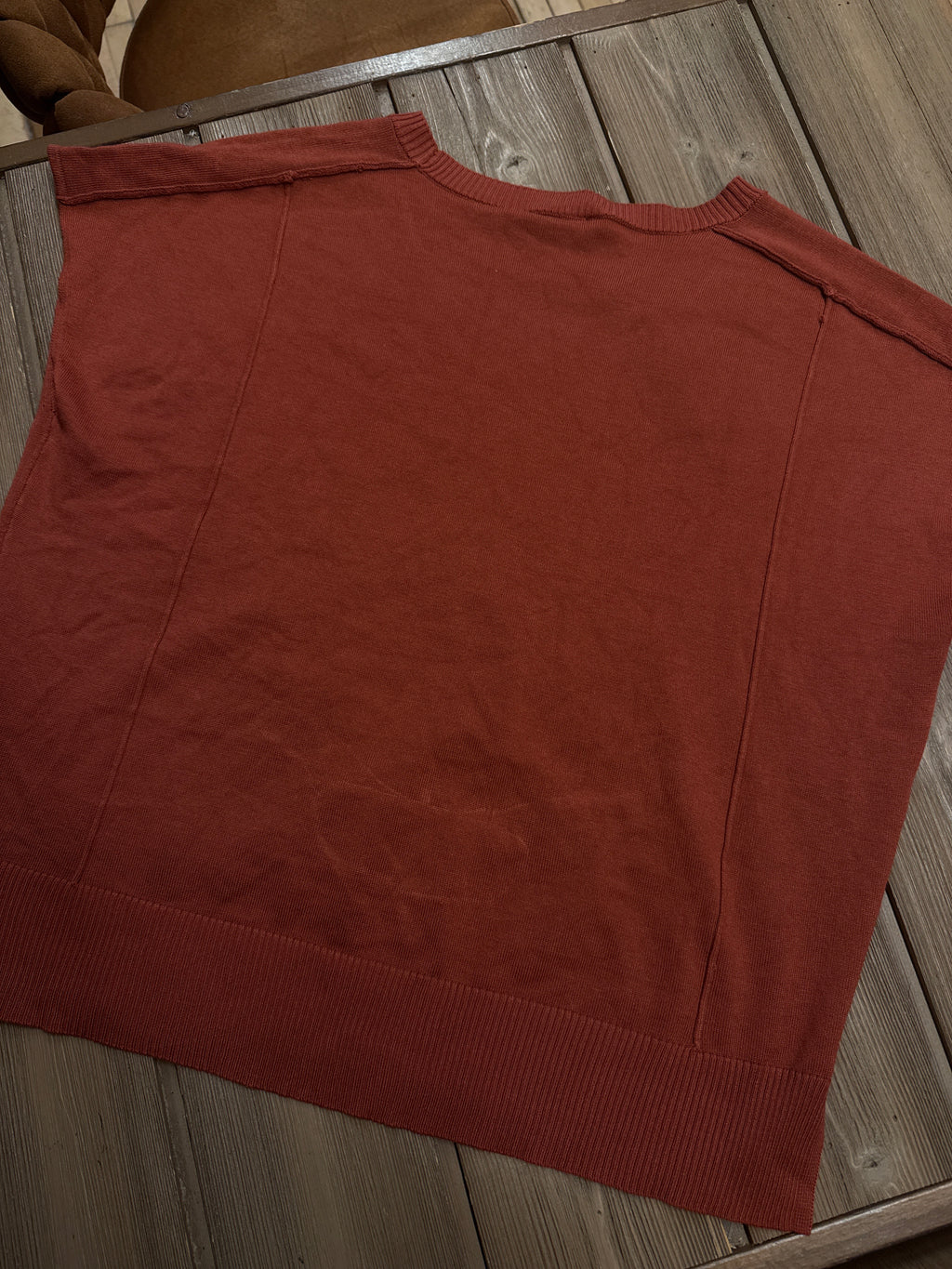 ADRIANNA PAPELL KNIT BOXY TOP