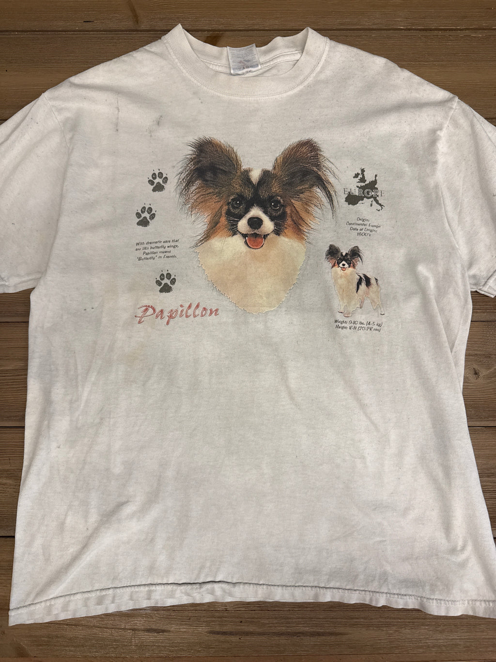 PAPILLON DOG TEE