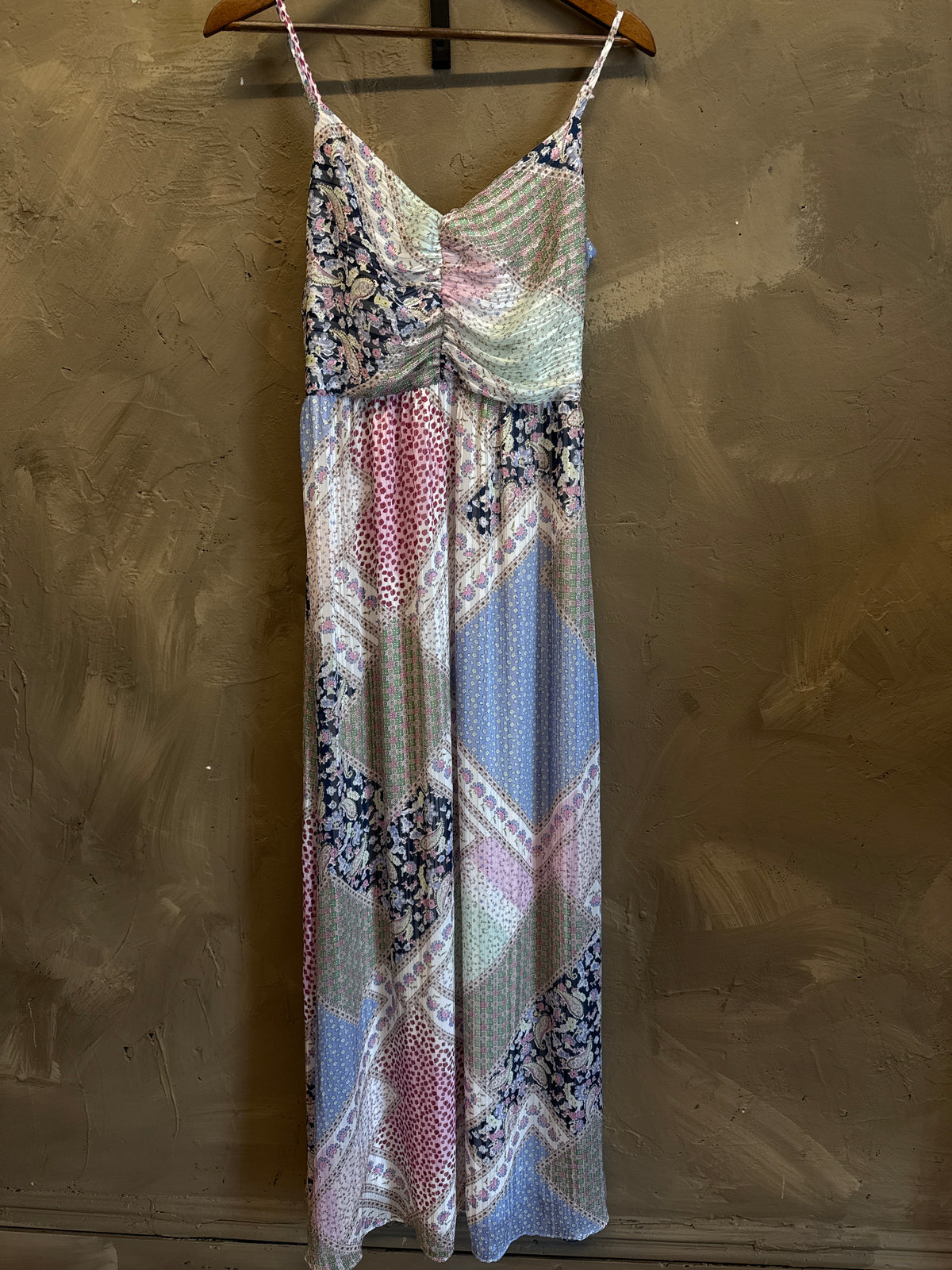 EN CREME PATCHWORK DRESS