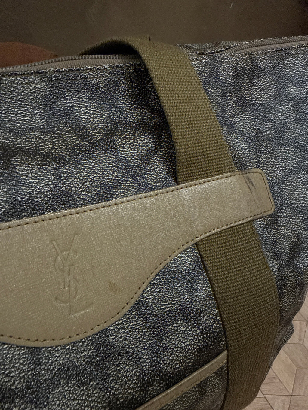 YSL TRAVEL DUFFEL AND POUCH SET