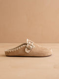 The Teri Almond Tweed Buckle Fall Mule