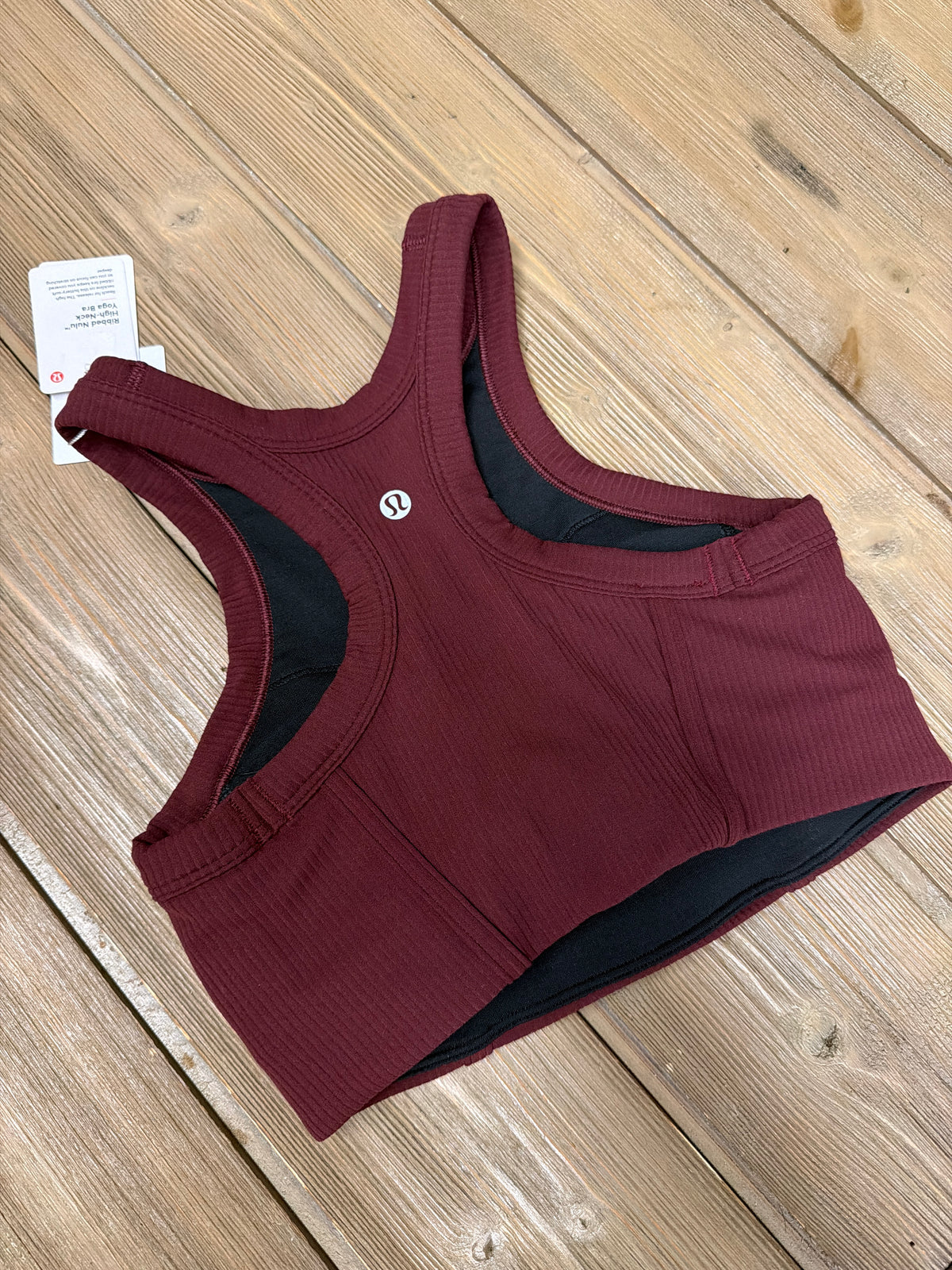 Lululemon NWT Ribbed Nulu High Neck Yoga Bra