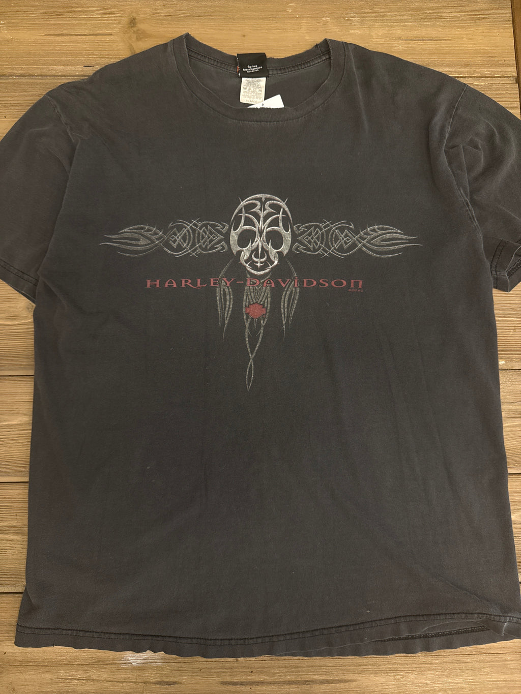 HARLEY INDY WEST EAGLE/DRAGON TEE