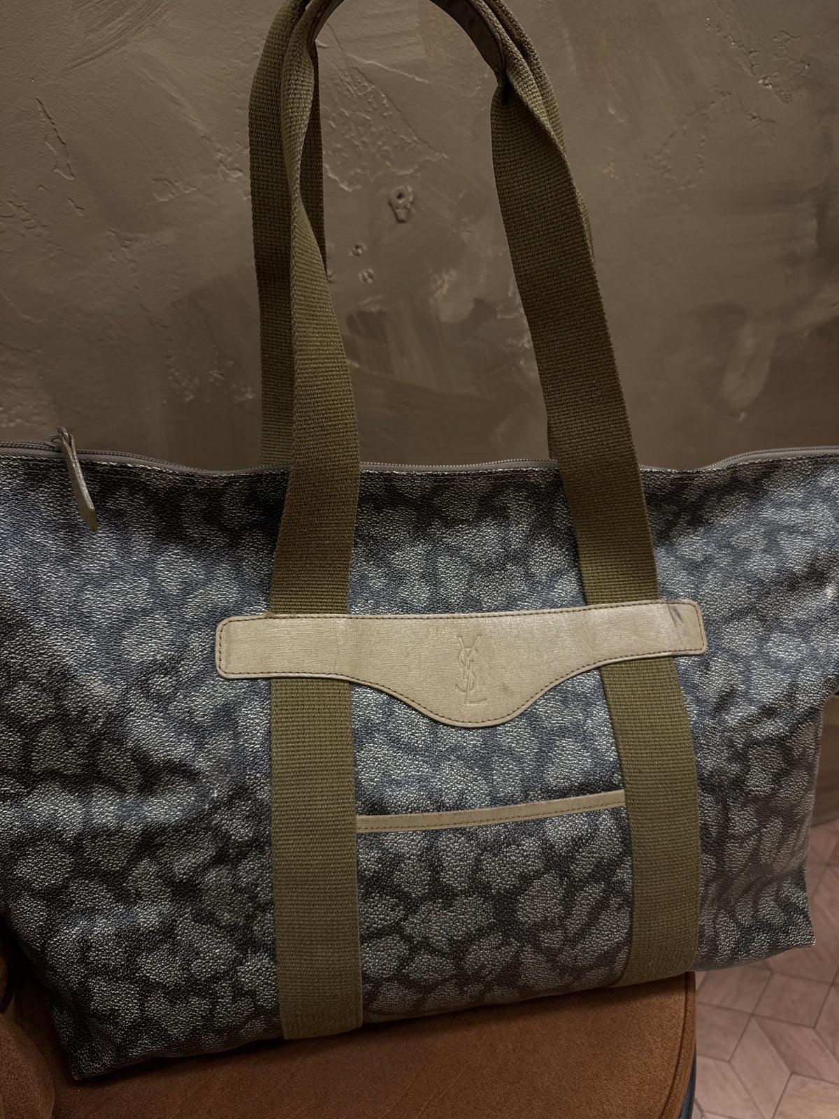 YSL TRAVEL DUFFEL AND POUCH SET