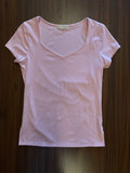 FRANKEE & SKYLARR SCOOP V NECK TEE