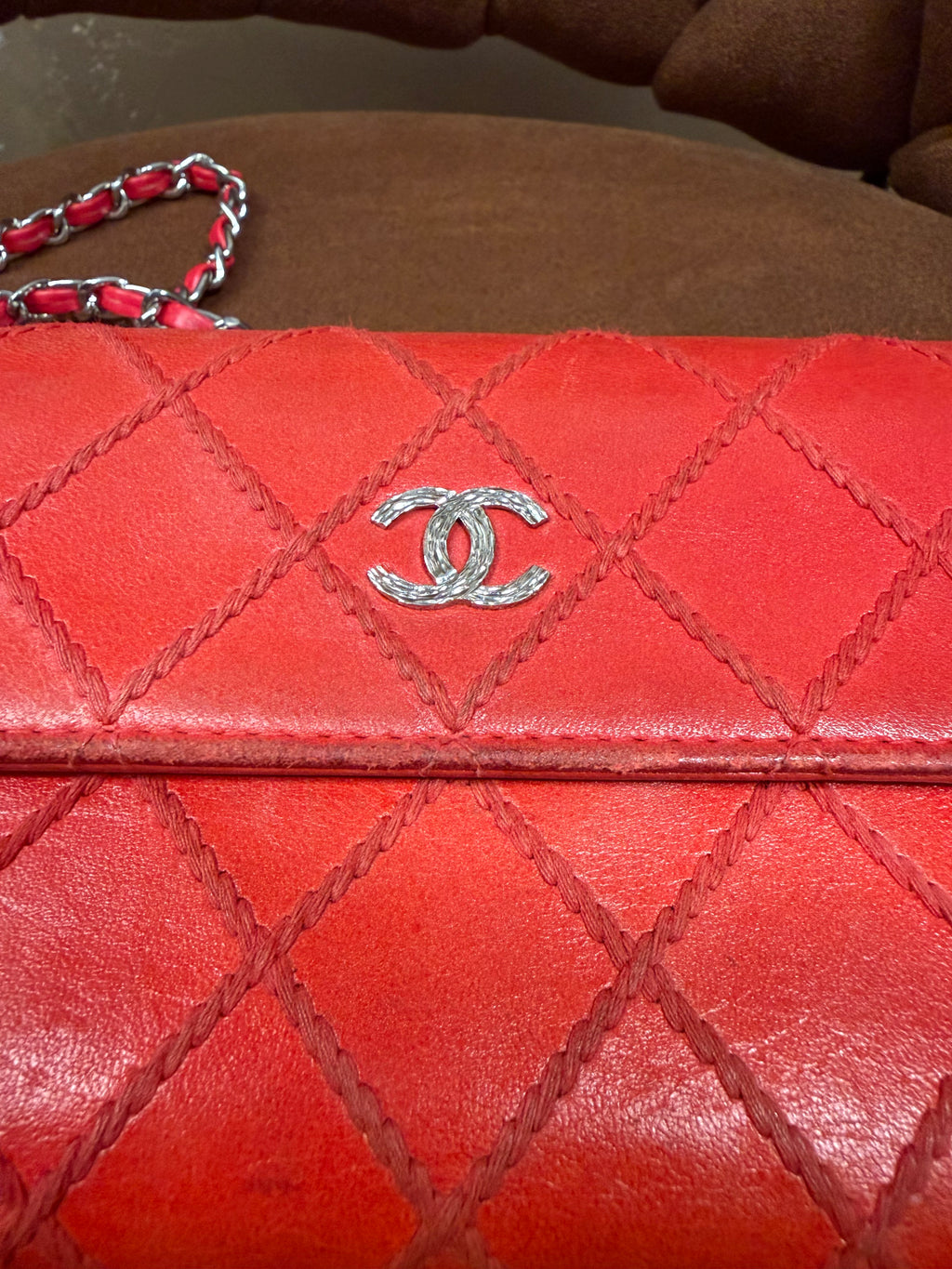 Chanel Quilted Lambskin CC Wallet on Chain