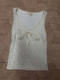 LACY FLORAL TANK