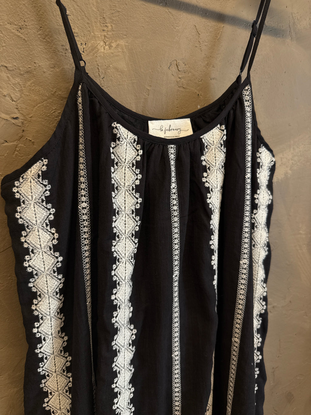 IN FEBRUARY EMBROIDERED BOHO DRESS