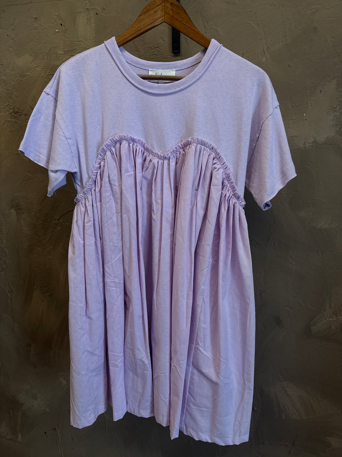 IN FEBRUARY SWEETHEART SMOCKED T-SHIRT DRESS