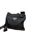 Prada Flat Messenger Tessuto Nylon Crossbody Bag