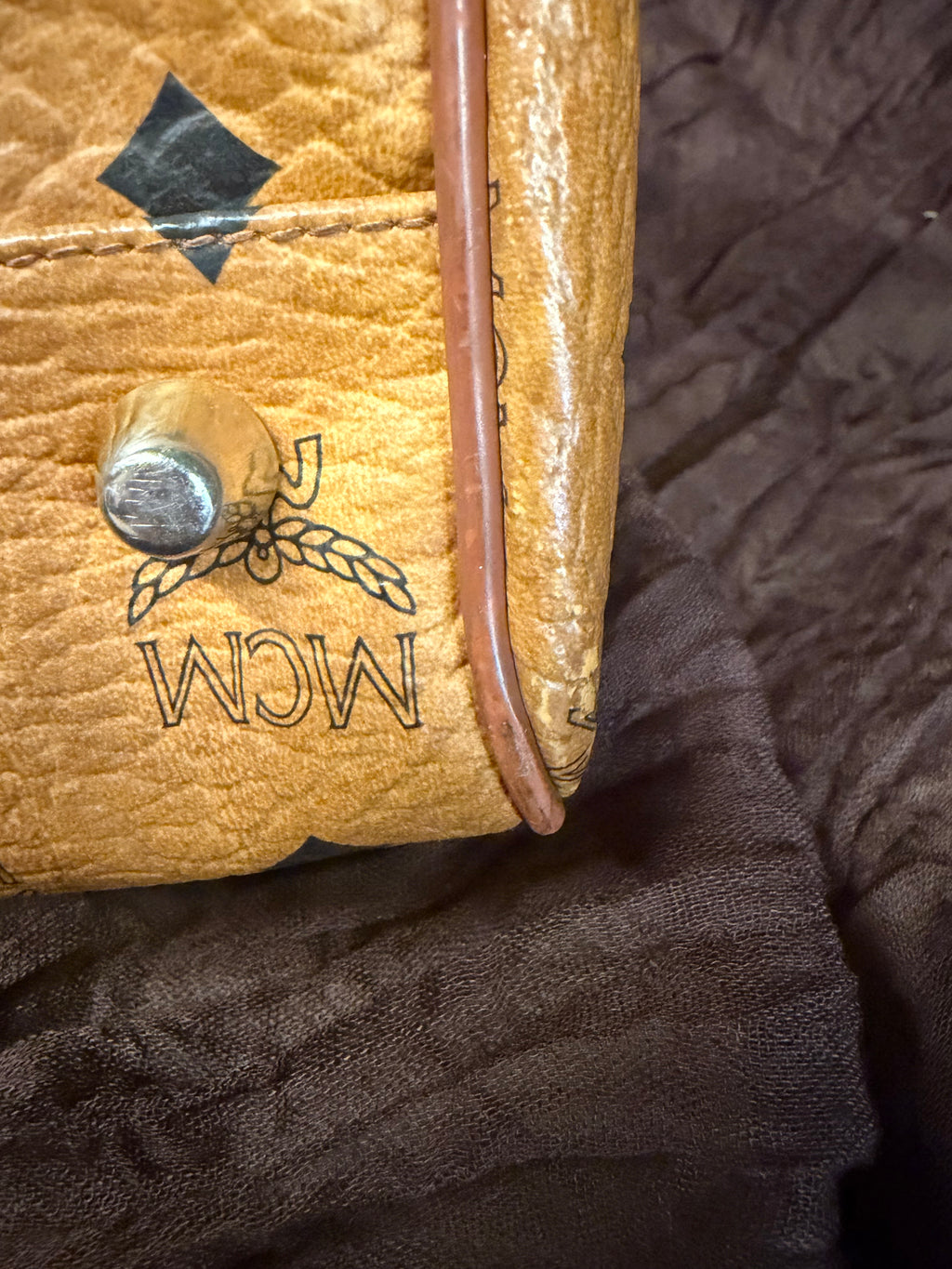 MCM VISETOS BOSTON BAG