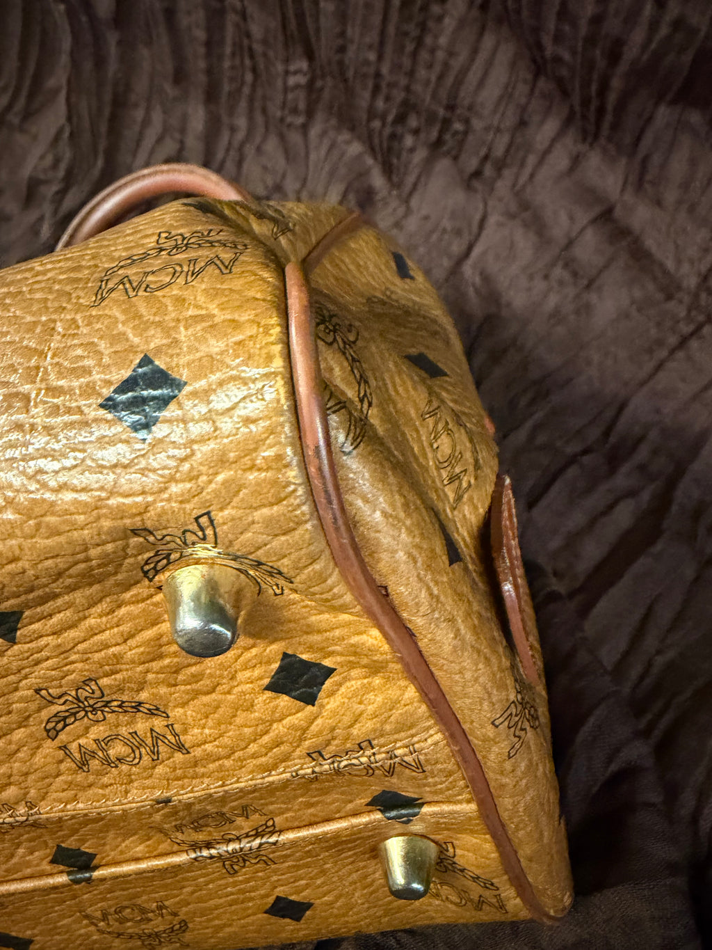 MCM VISETOS BOSTON BAG