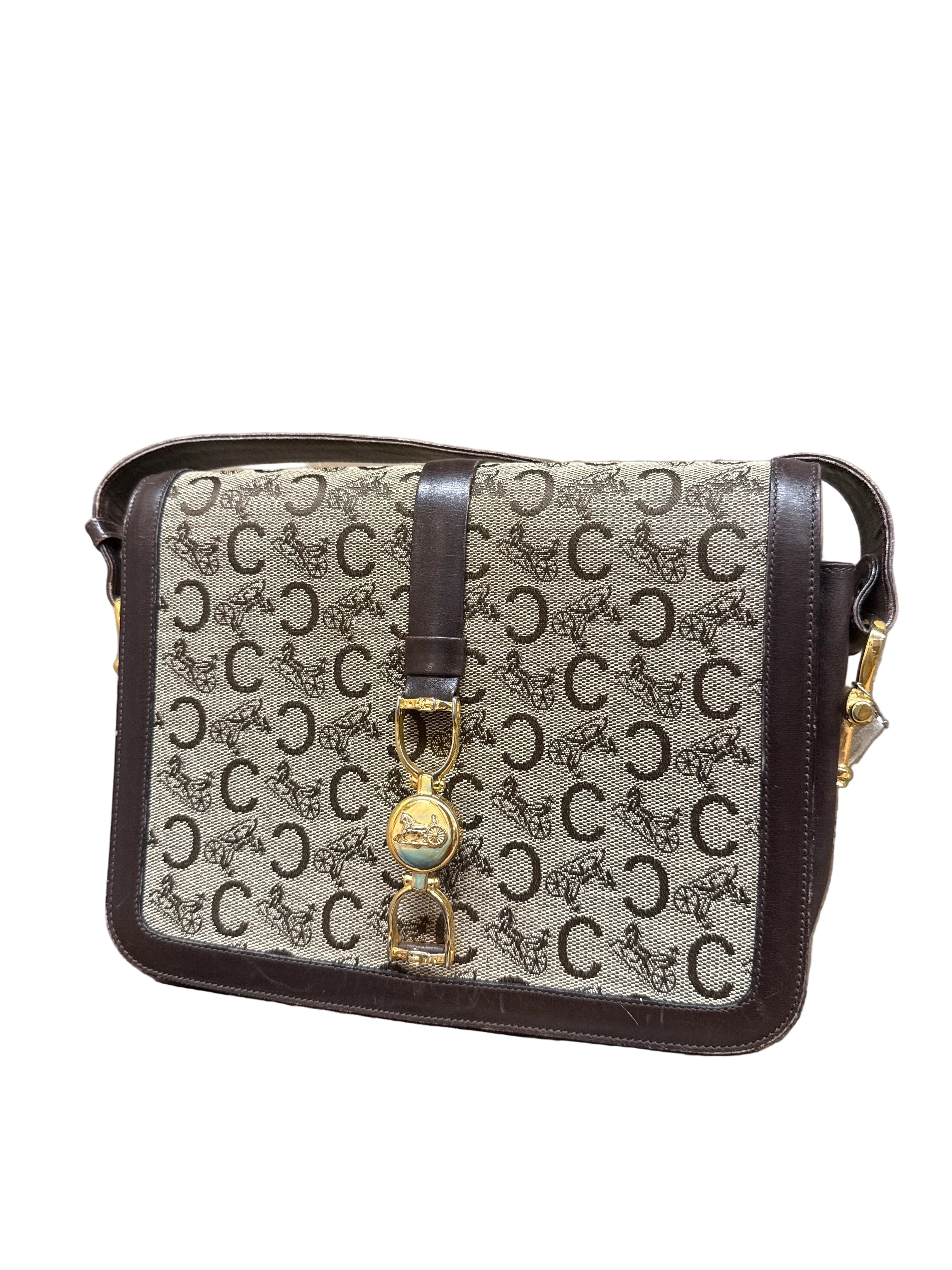 Vintage Celine Horse Carriage Shoulder Bag