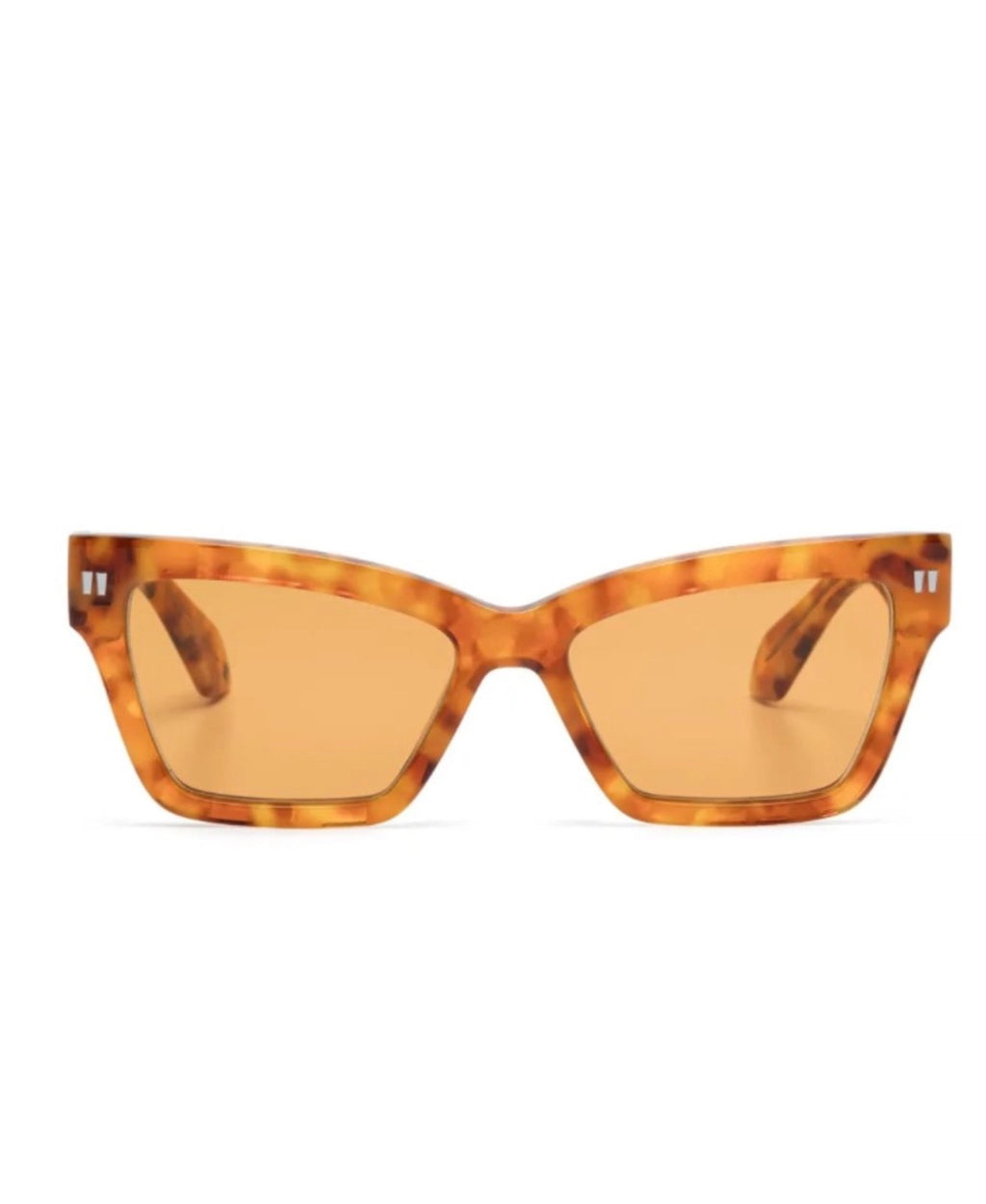 OFF WHITE Sunglasses Havana Camel NEW