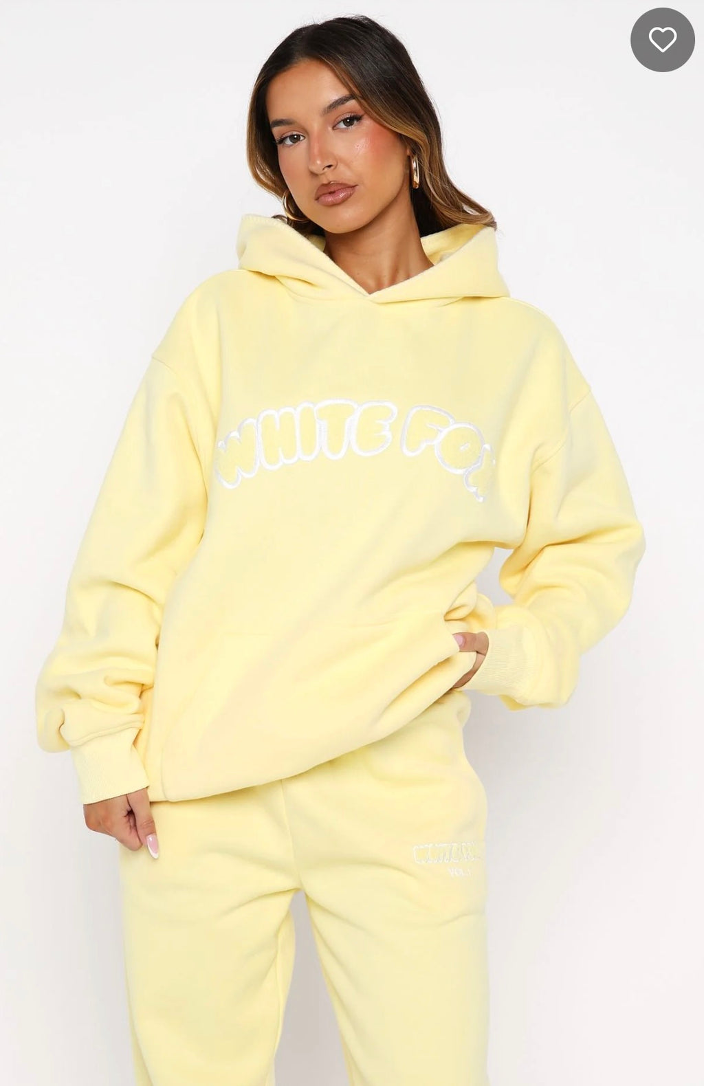 WHITE FOX VOL. 1 FRONT GRAPHIC HOODIE