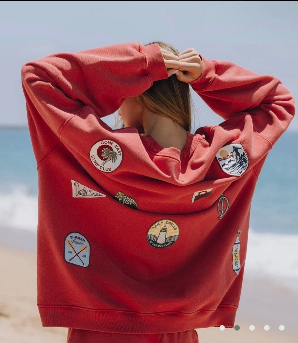 DAILY DRILLS HEAVYWEIGHT OVERSIZED OUT EAST CREW