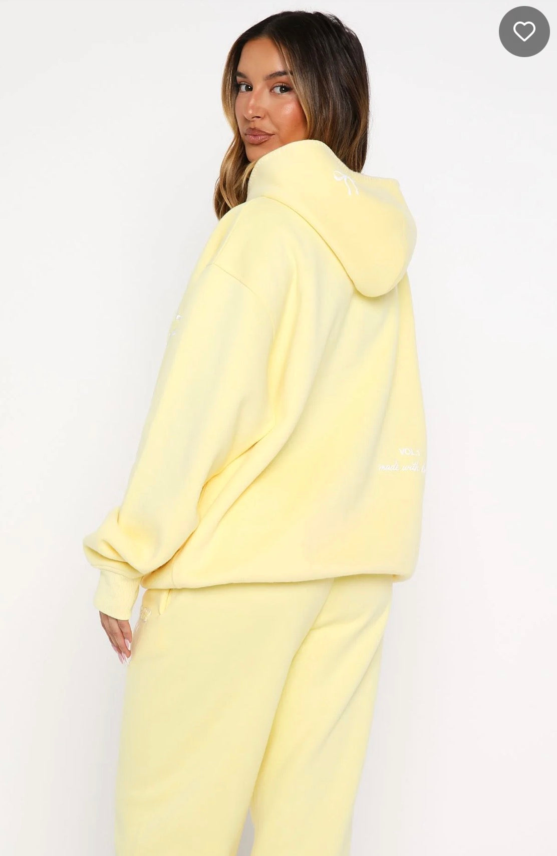 WHITE FOX VOL. 1 FRONT GRAPHIC HOODIE