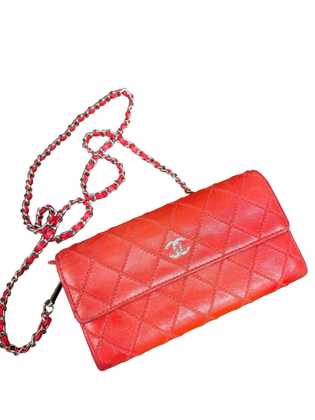 Chanel Quilted Lambskin CC Wallet on Chain