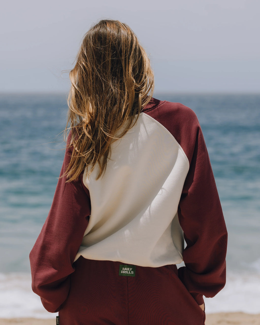 DAILY DRILLS HEAVYWEIGHT VINTAGE RAGLAN CREWNECK