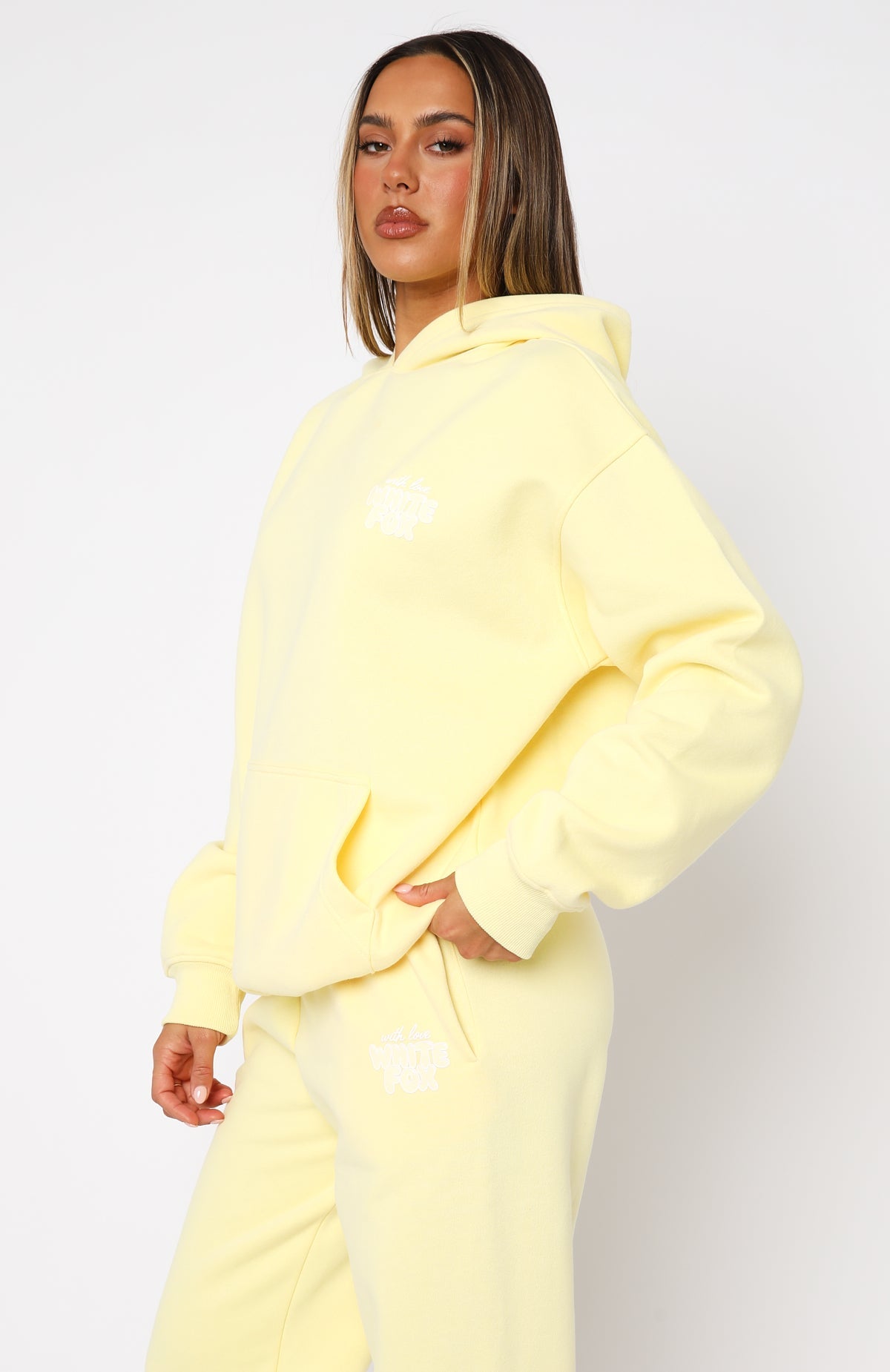 WHITE FOX WITH LOVE ALWAYS SWEATSHIRT