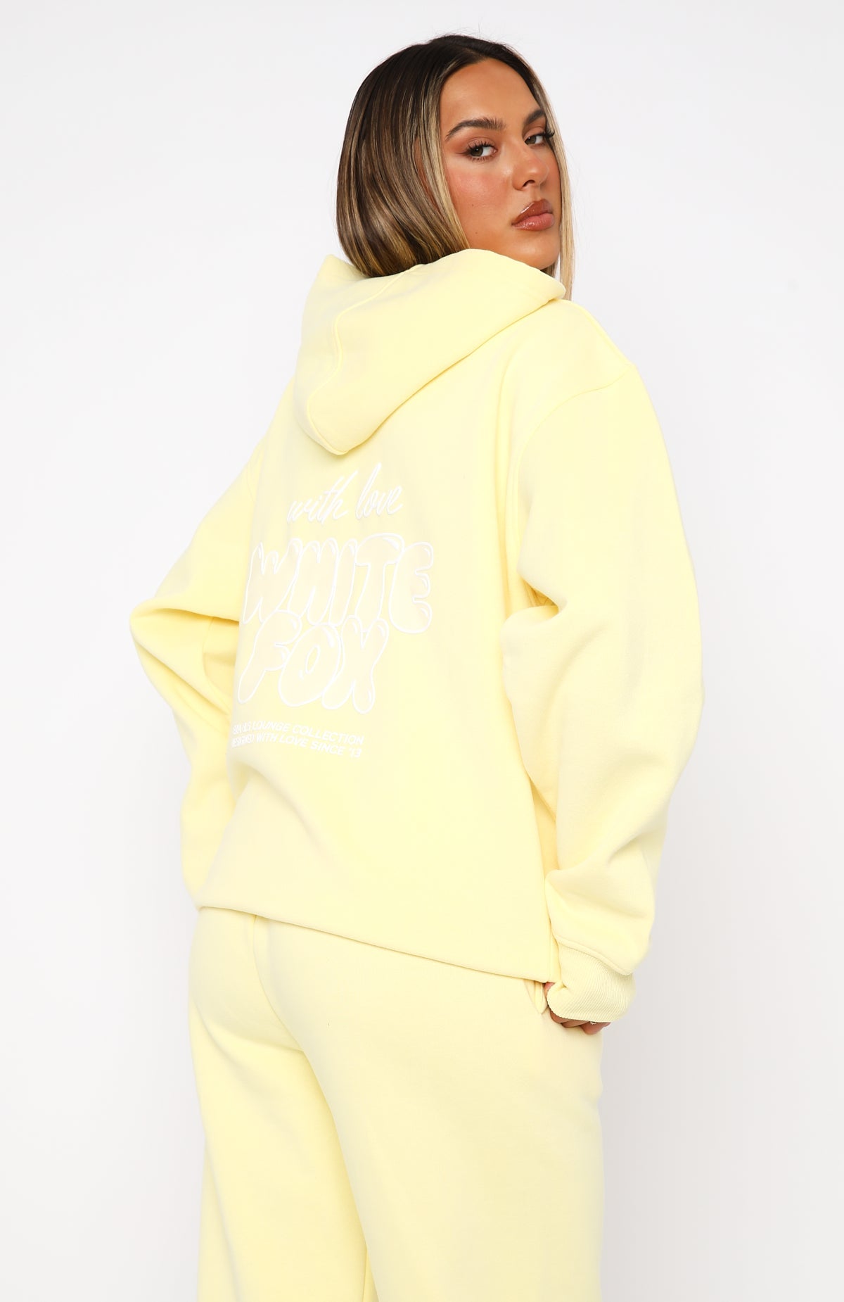 WHITE FOX WITH LOVE ALWAYS SWEATSHIRT