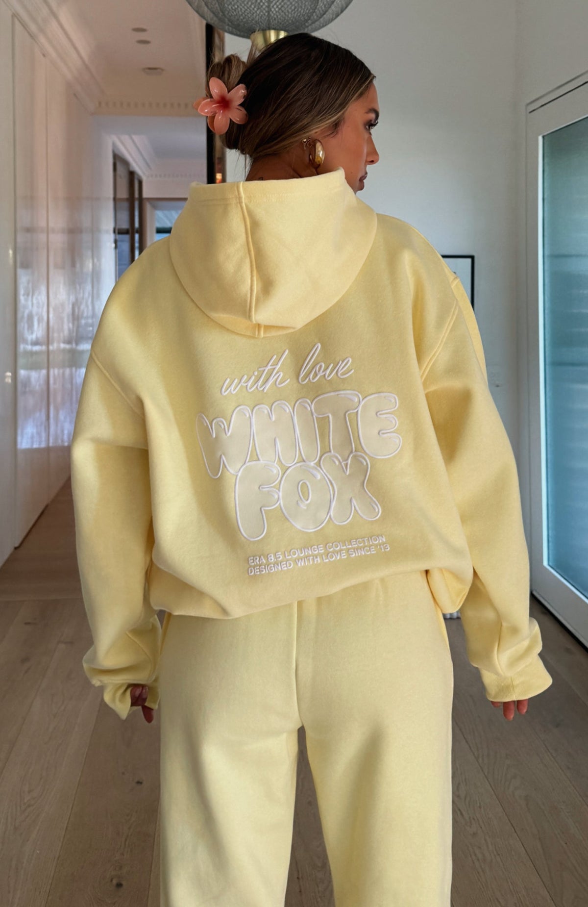 WHITE FOX WITH LOVE ALWAYS SWEATSHIRT