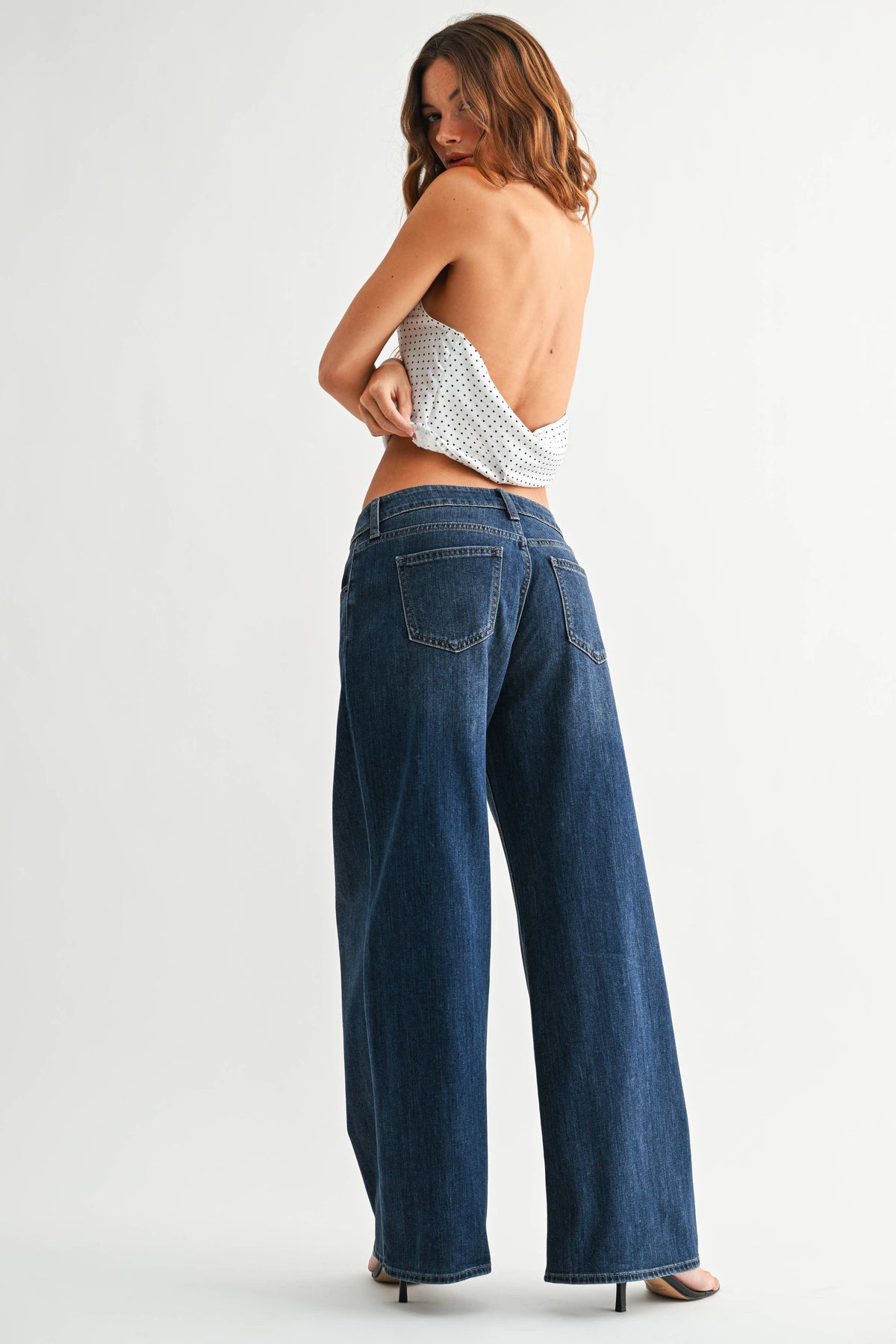 Mid Rise Stretch Palazzo